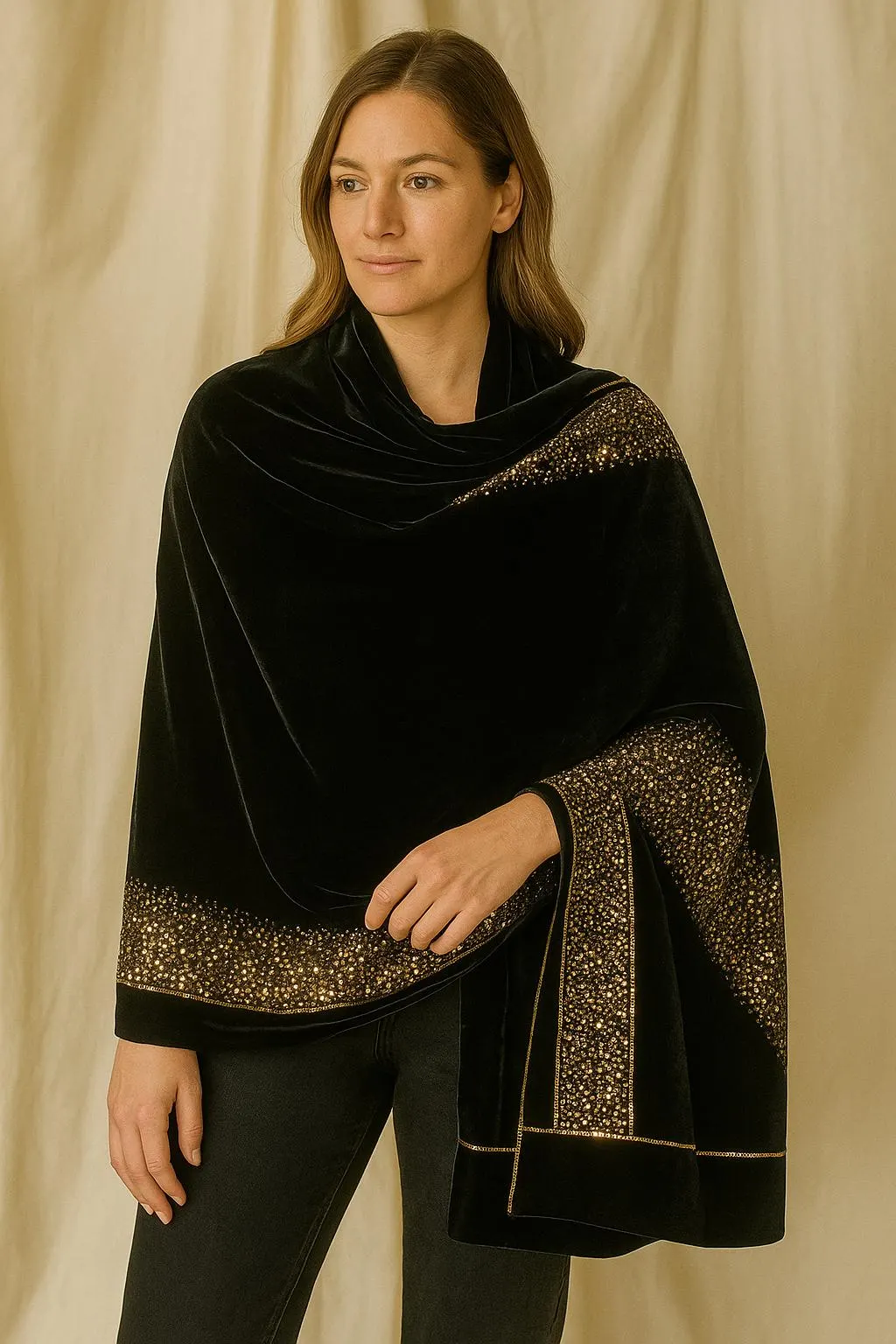 Evening Luxe shawl